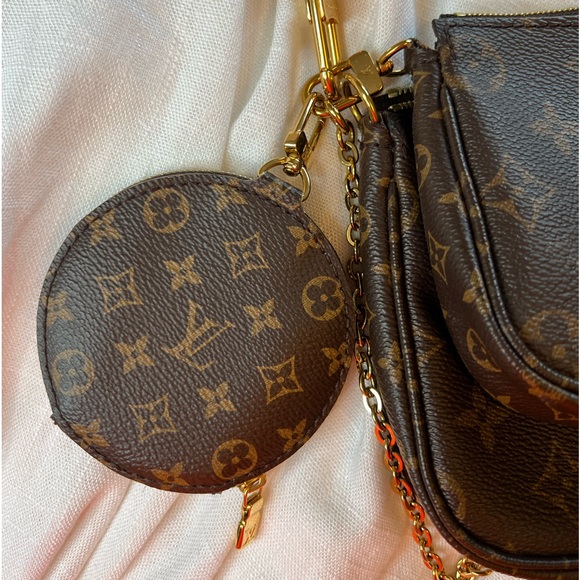 LOUIS VUITTON MULTI POCHETTE ACCESSOIRES LIGHT PINK - Picture 2 of 7